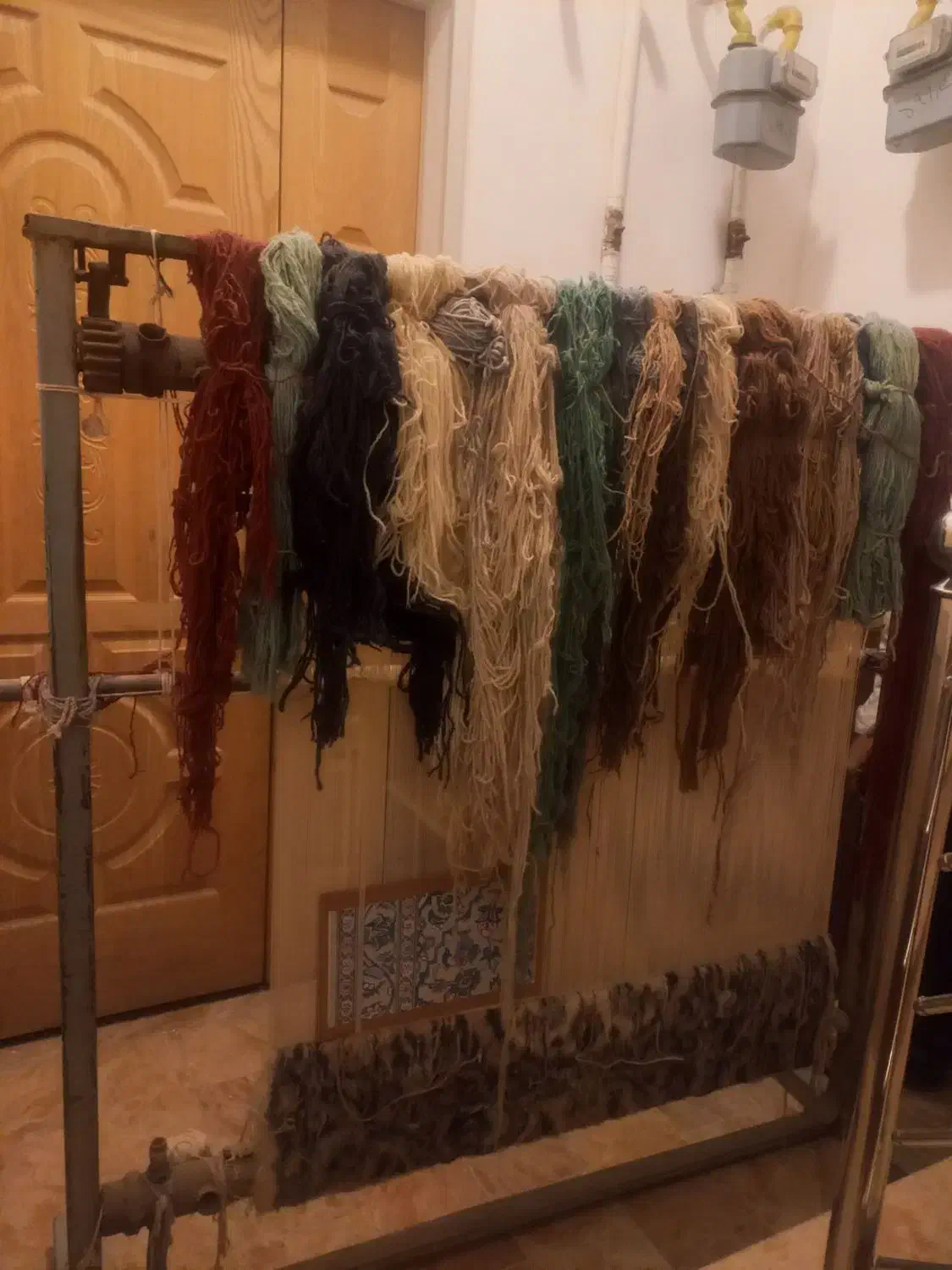 قالی ۴ نشونی|فرش|یزد, |دیوار