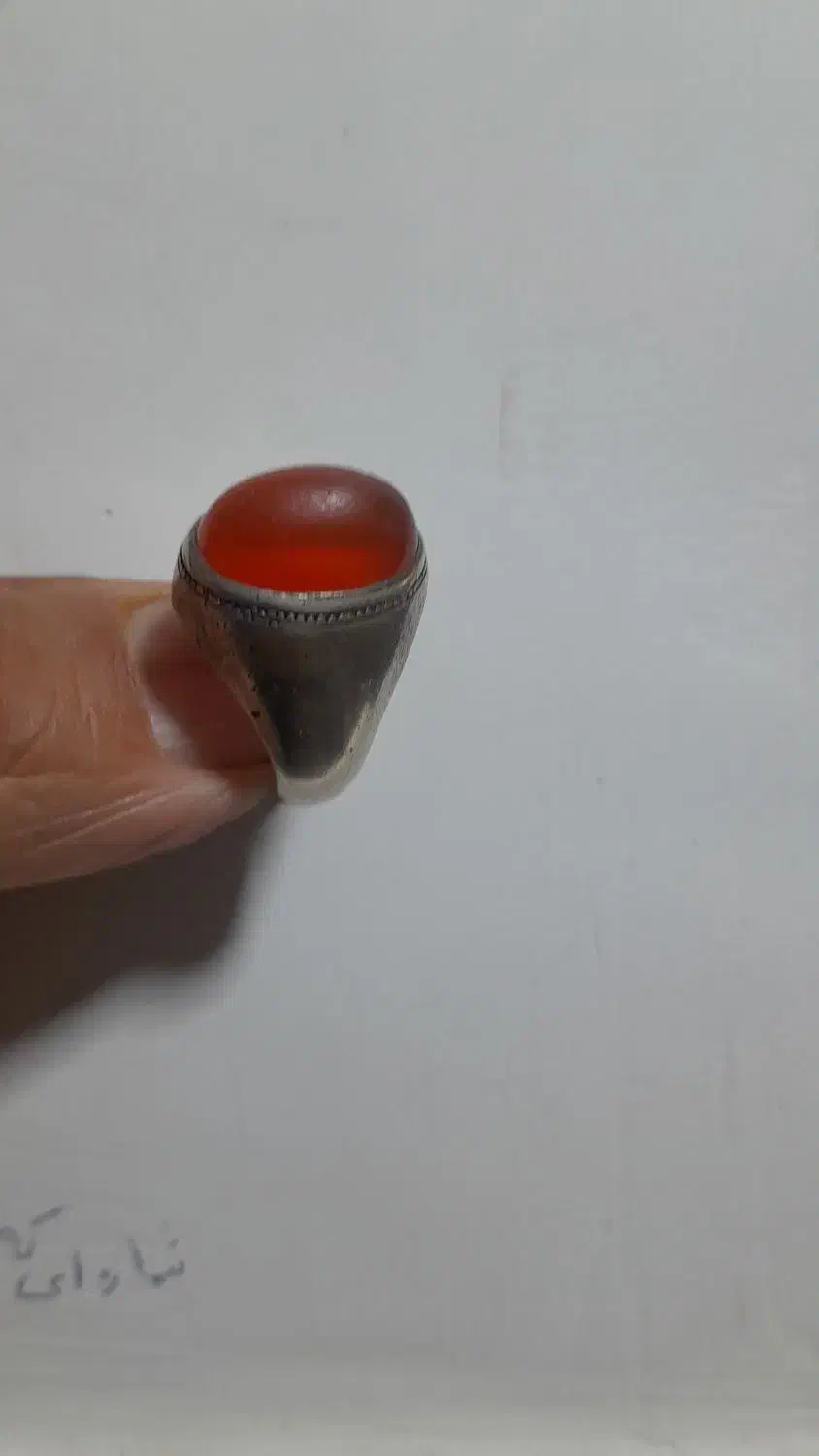 انگشتر عقیق یمنی اصل وقدیمی|جواهرات|تربت‌حیدریه, مظفریه|دیوار