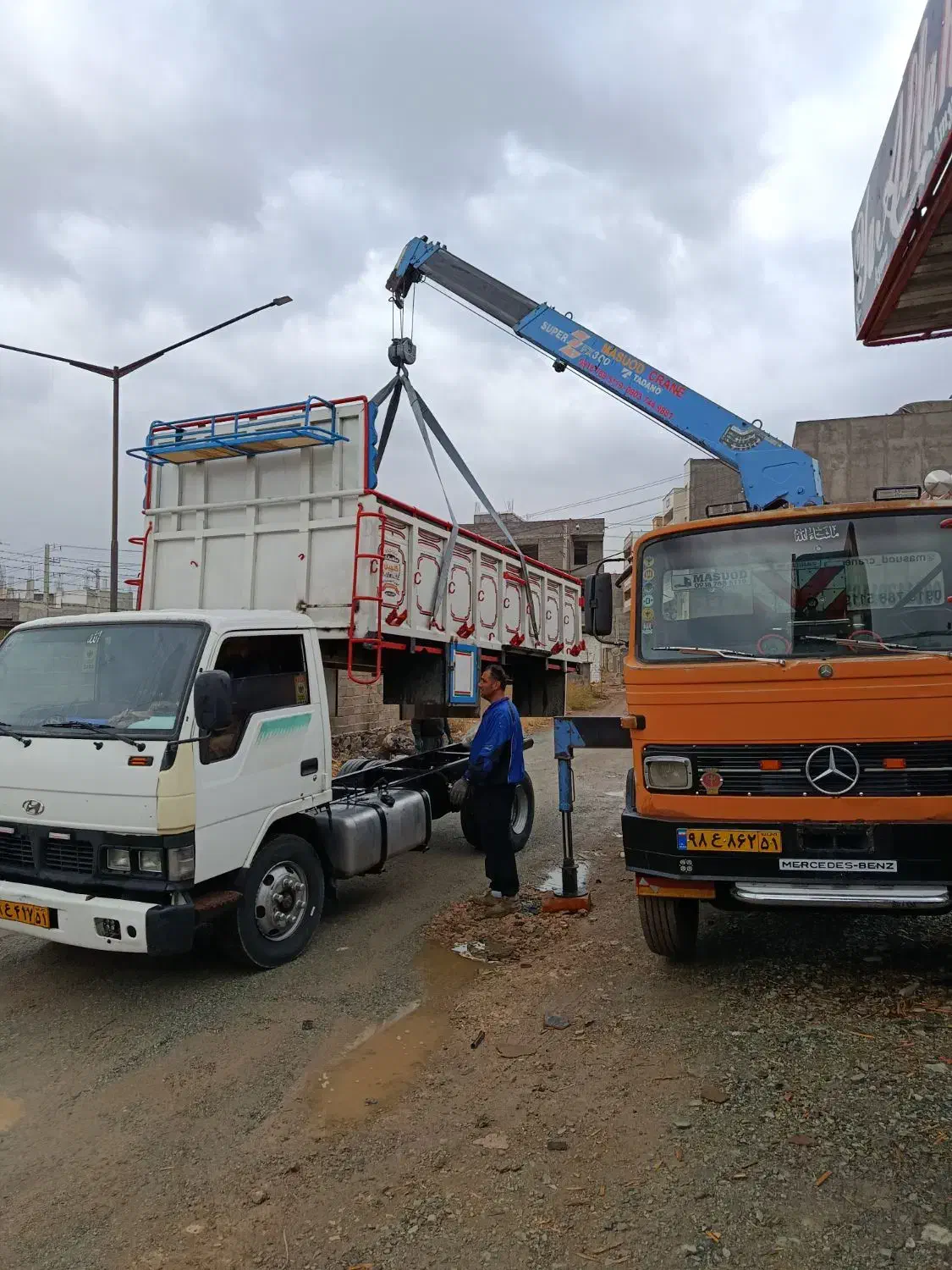 جرثقیل کفی شبانه روزی|خدمات حمل و نقل|سقز, |دیوار