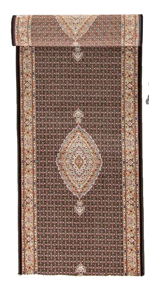 فرش کناره تارا طرح ماهی خوی سرمه ای|فرش|دامغان, |دیوار