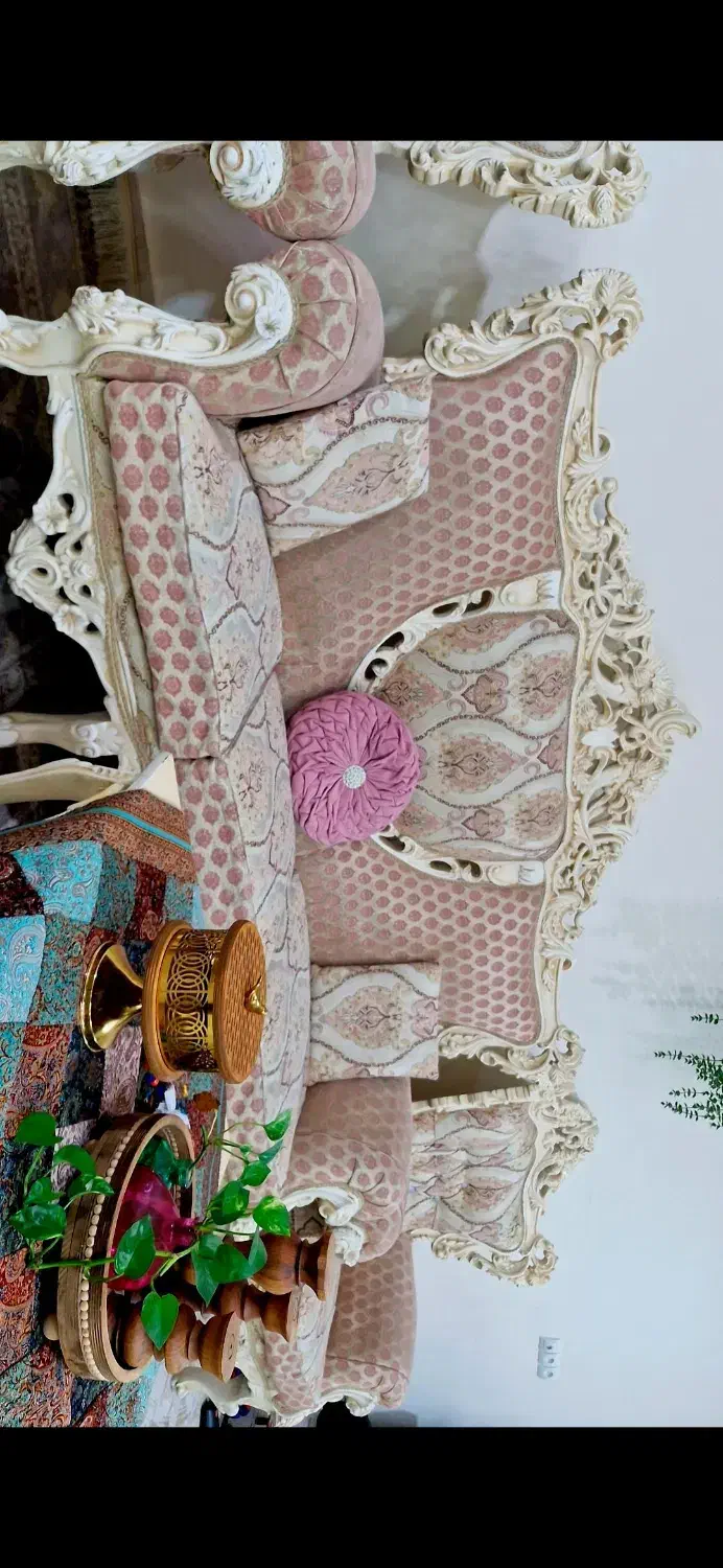مبل سلطنتی ۷نفره|مبلمان خانگی و میز عسلی|آبادان, |دیوار