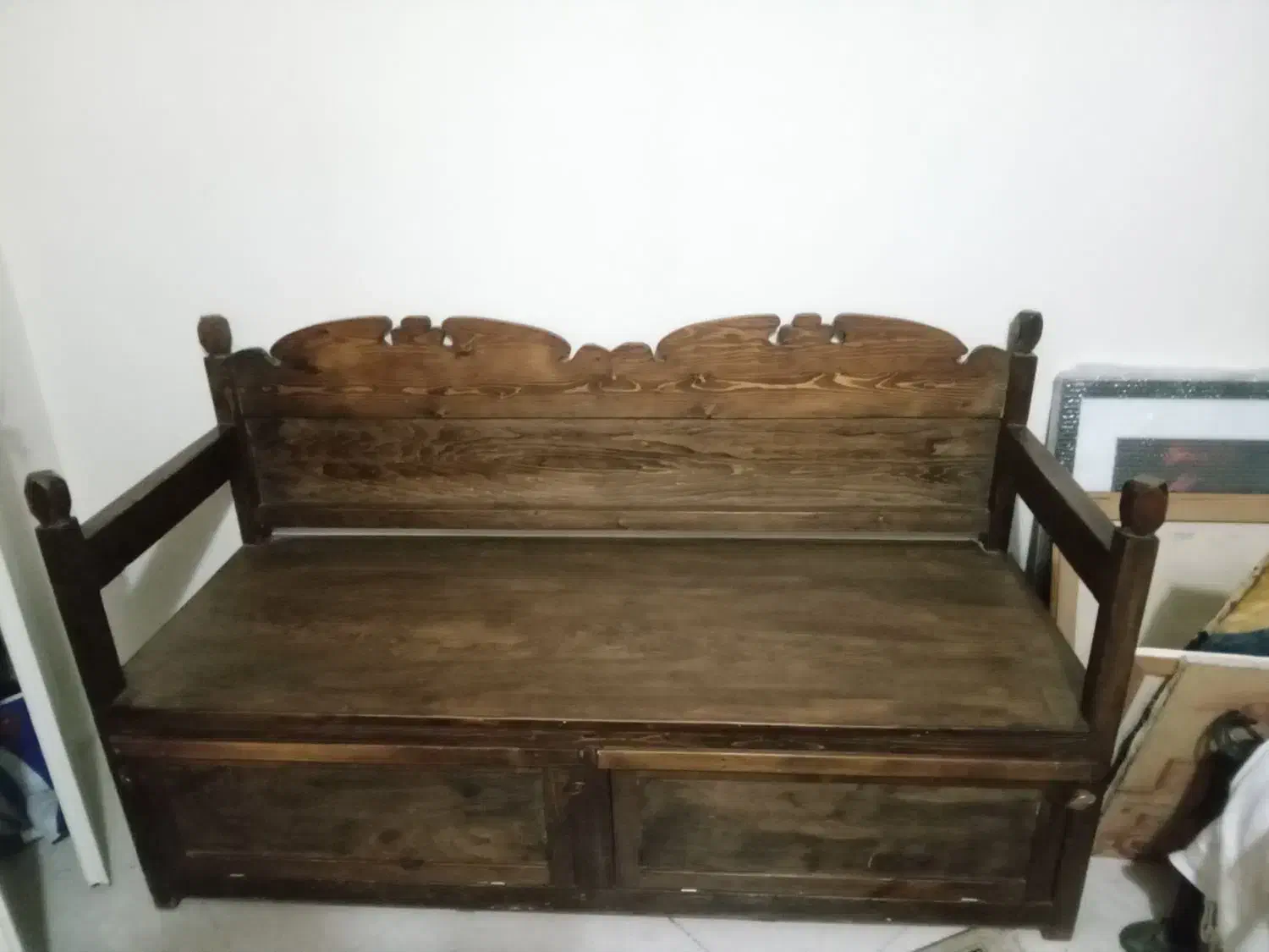 کاناپه چوبی۳نفره|مبلمان خانگی و میز عسلی|تهران, سهروردی|دیوار