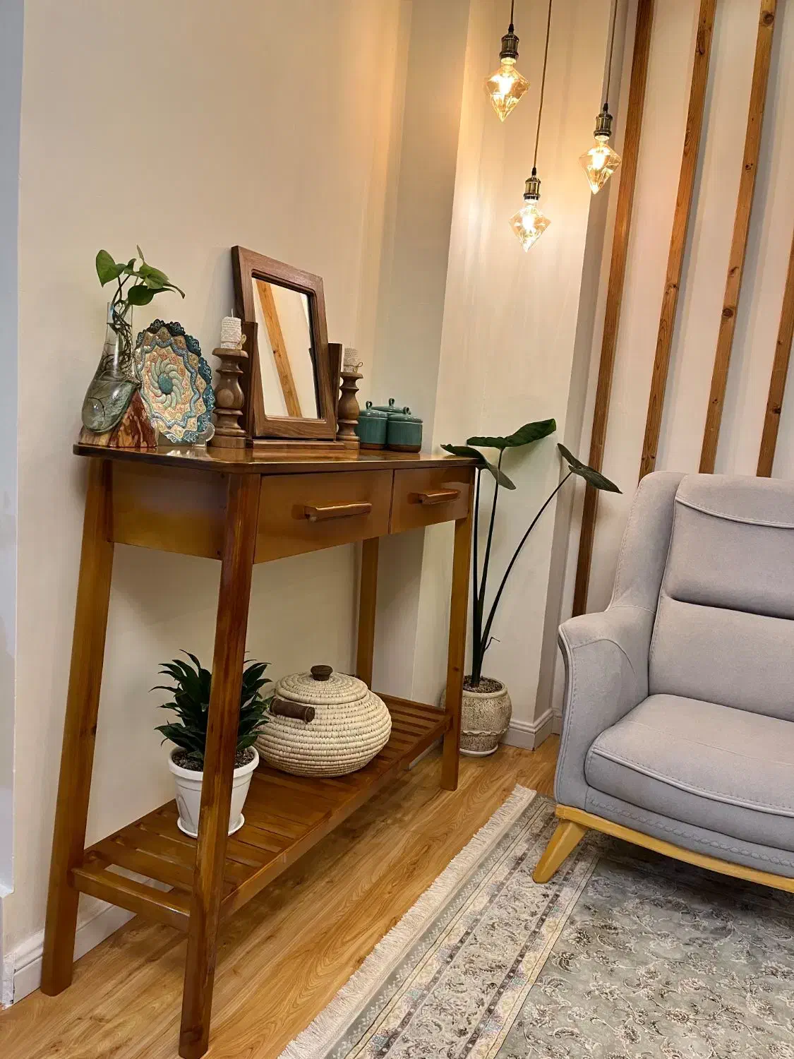 کنسول چوبی روس|بوفه، ویترین، کنسول|کرمانشاه, |دیوار