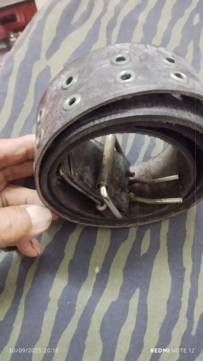 کمربند پهلوانی چرم طبیعی گاوی|کیف، کفش، کمربند|ساوه, |دیوار