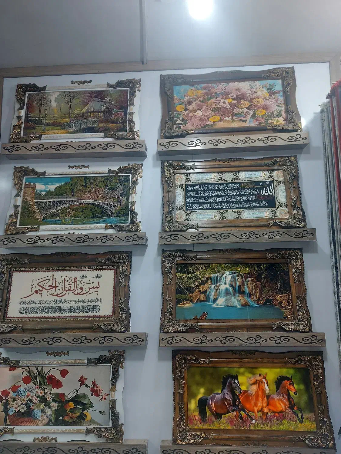 تابلو ماشینی|تابلو فرش|ساری, |دیوار