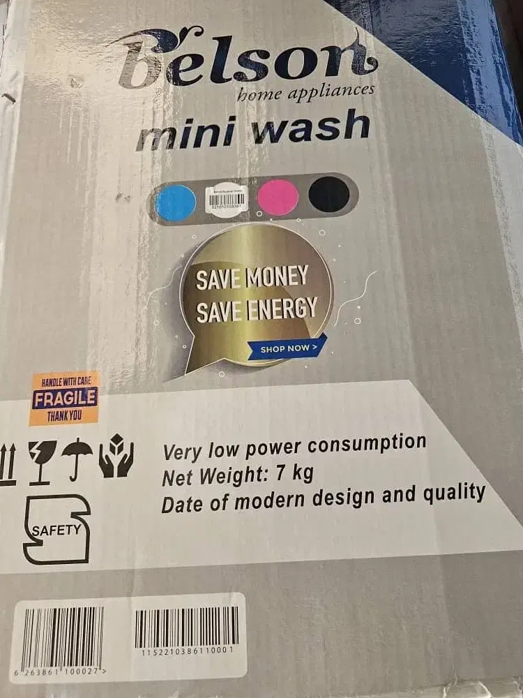 مینی واش هفت کیلویی بلسون|ماشین لباسشویی و خشک‌کن لباس|تهران, گرگان|دیوار