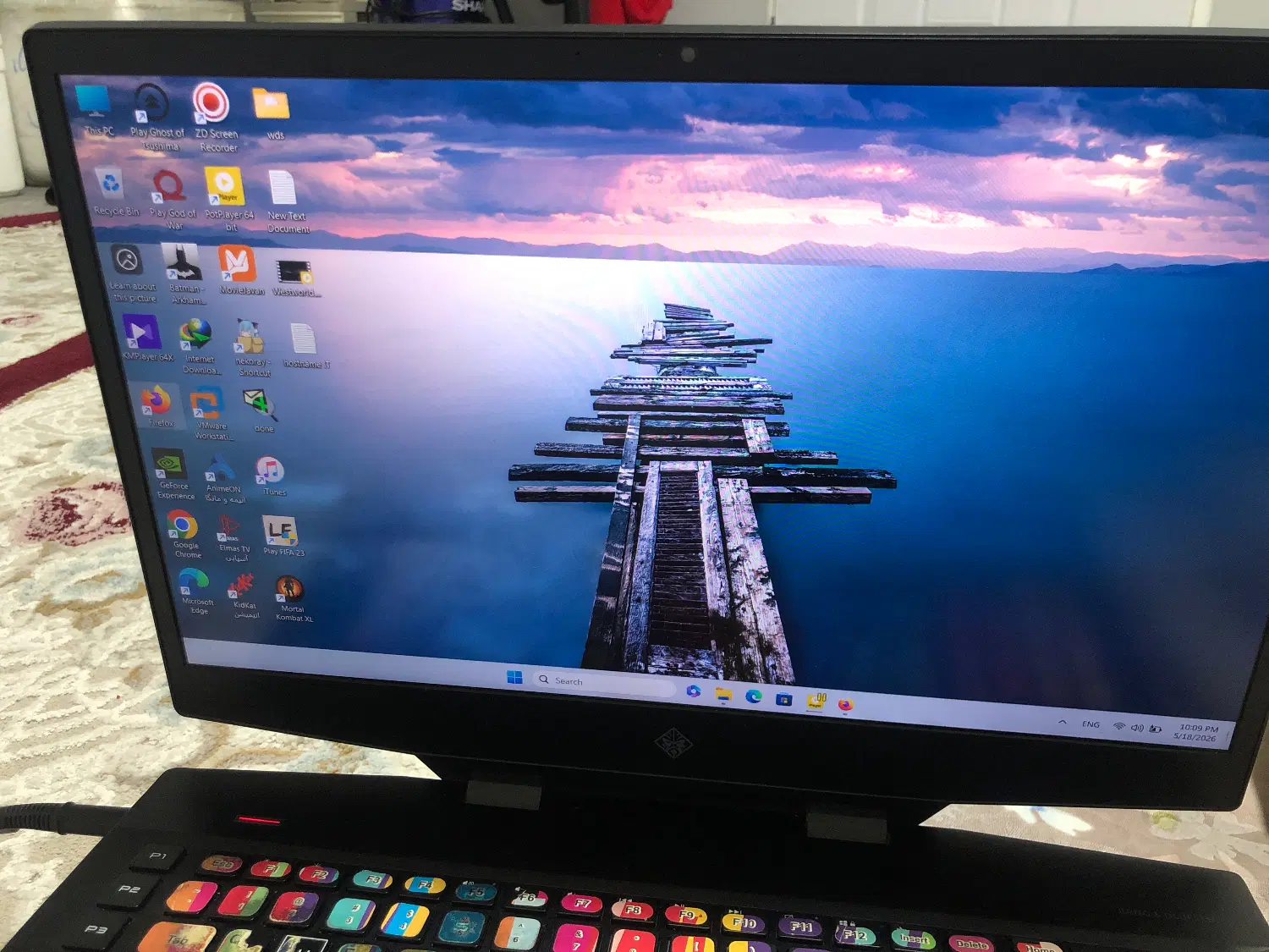 لپ تاپ hp omen17|رایانه همراه|شیراز, میانرود|دیوار