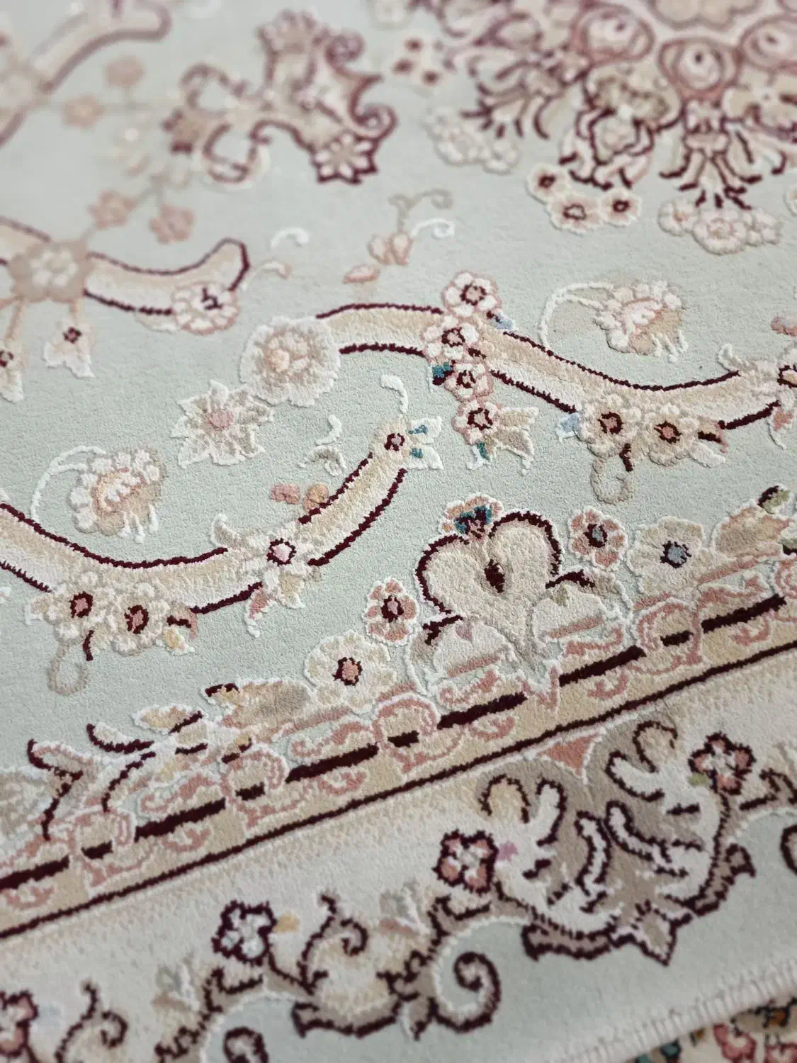 فرش قالی کناره تمام نخ اکرولیک 1در2|فرش|شیراز, کاراندیش|دیوار