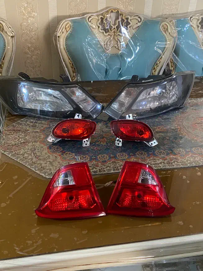 چراغ های مهه شکن وعقب جلو کویک ورینگ|قطعات یدکی و لوازم جانبی|شیراز, انجیر|دیوار