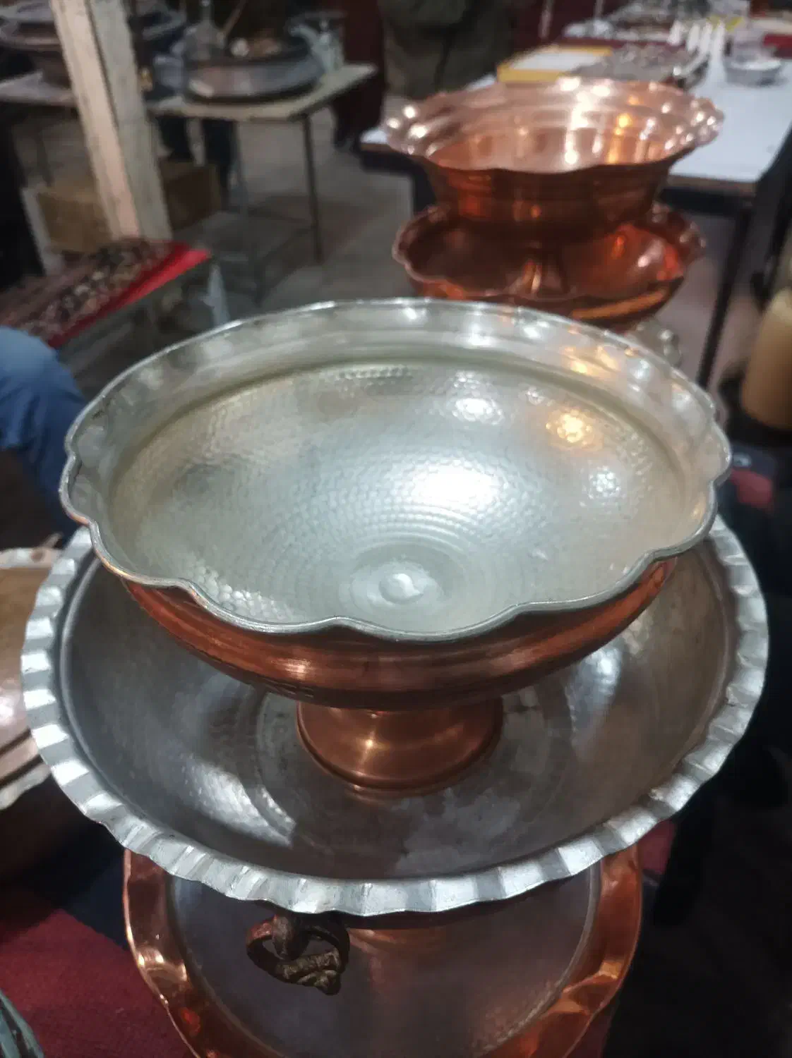 ظروف مسی|ظروف پختوپز|قم, نیروگاه|دیوار