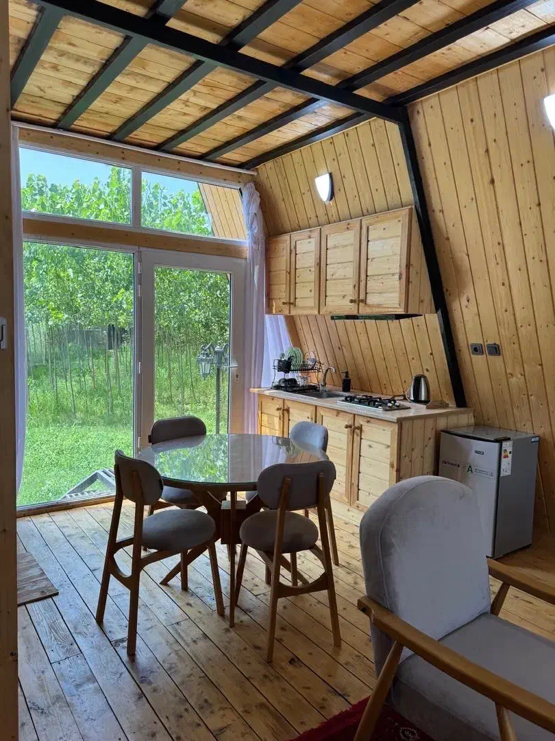 کلبه سویسی شهرکی دنج|اجارهٔ کوتاهمدت ویلا و باغ|بندر انزلی, جزیره|دیوار