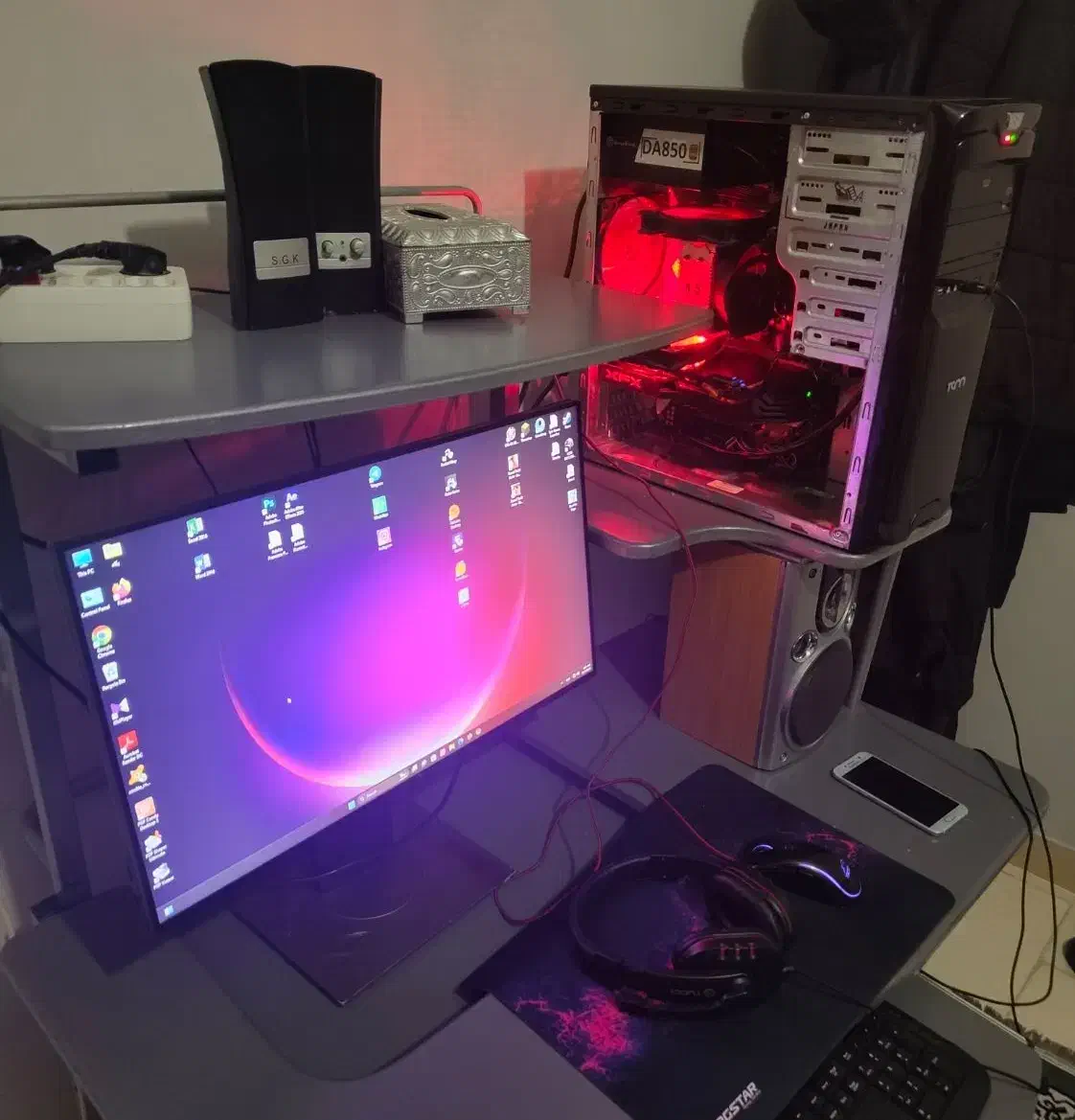 کیس گیمینگ با لوازم|رایانه رومیزی|بروجرد, |دیوار