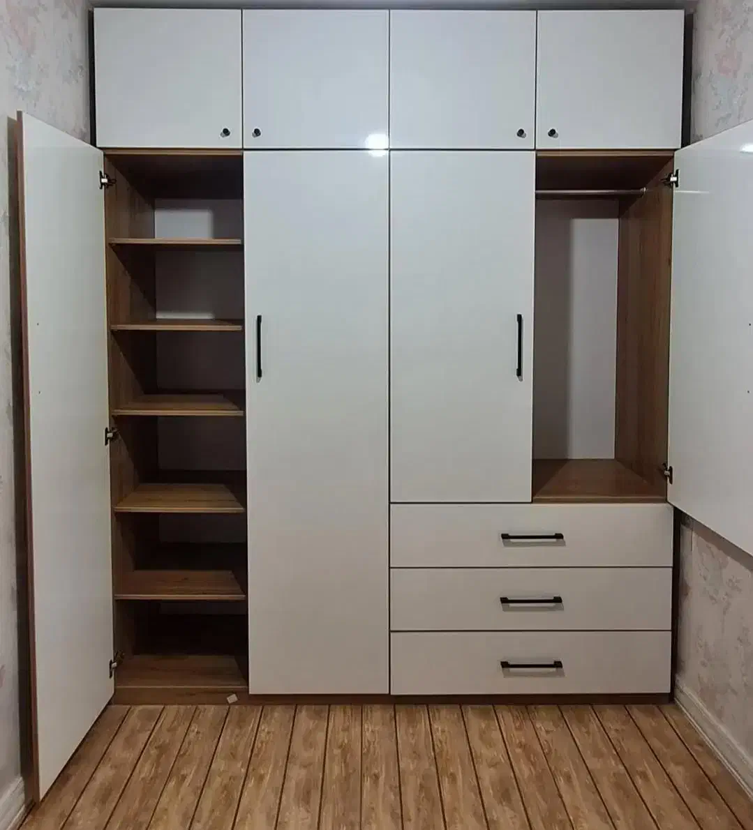 ساخت کمد باکسی|جاکفشی، کمد، دراور|قم, کاسه گران|دیوار