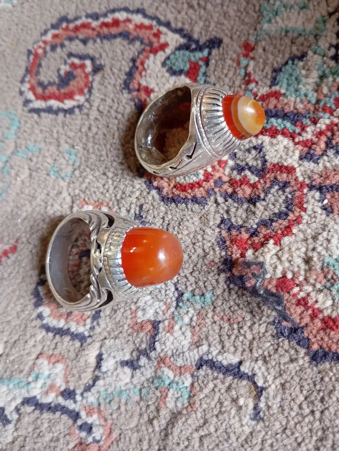 انگشتر عقیق قدیمی|جواهرات|باغستان, |دیوار