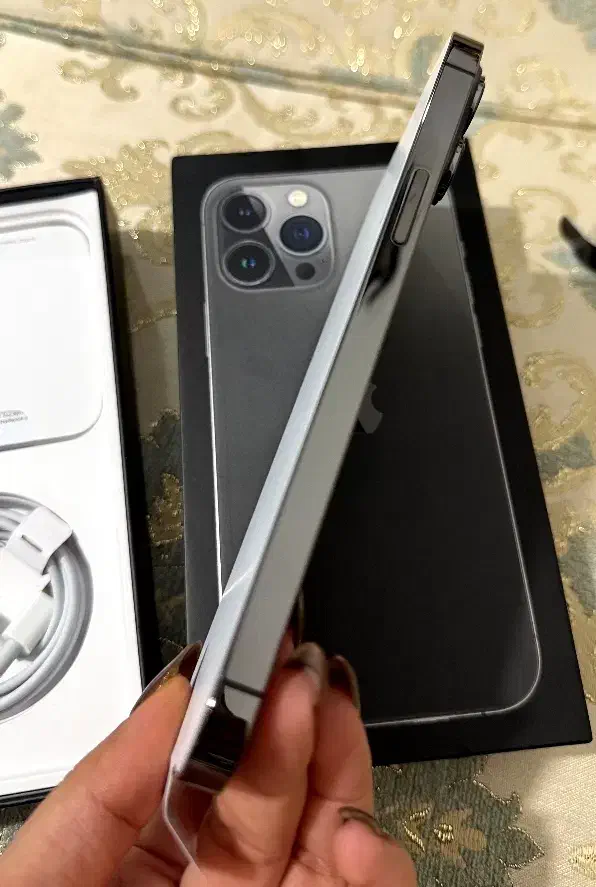 آیفون ۱۳ پرومکس نو مشکی دوسیم باطری۱۰۰|موبایل|جیرفت, |دیوار