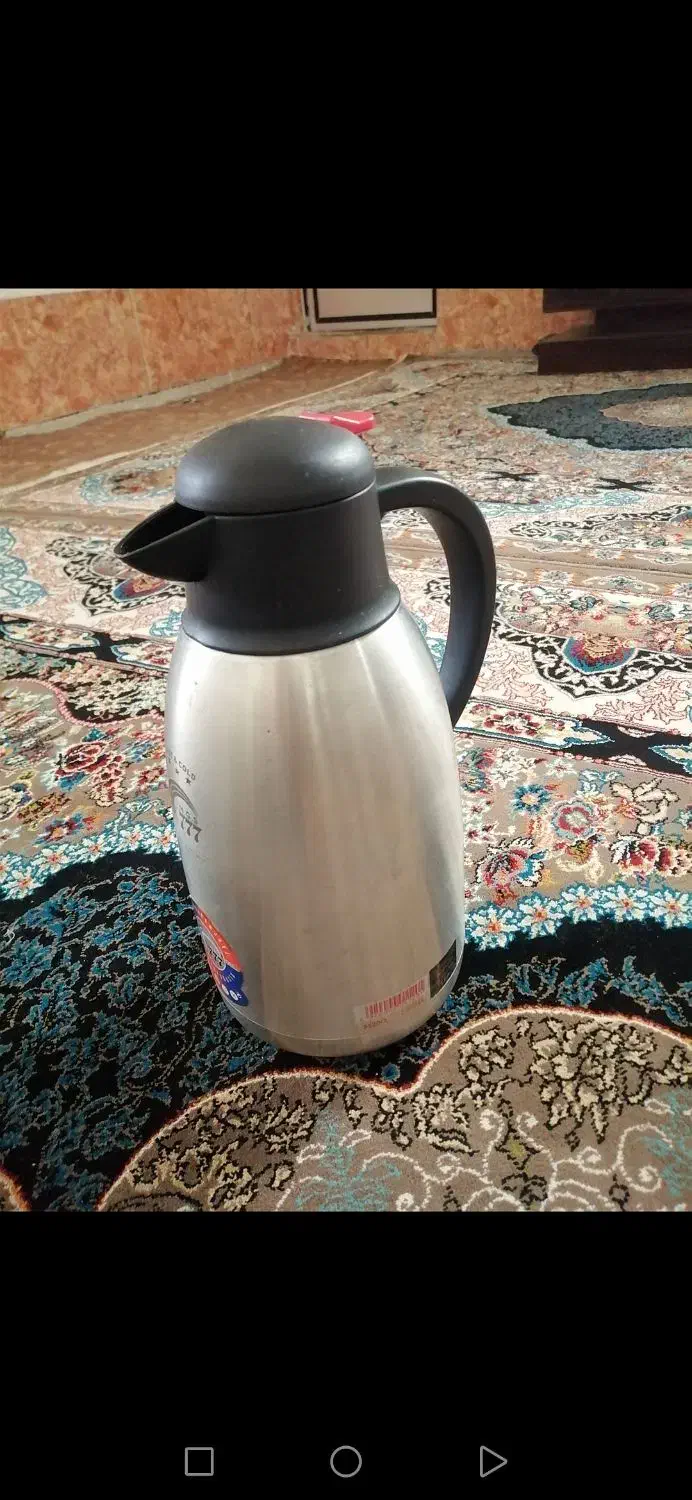 فلاکس ۱/۵لیتری تمام استیل در حد نو|قوری، کتری، قهوهساز دستی|ارومیه, |دیوار