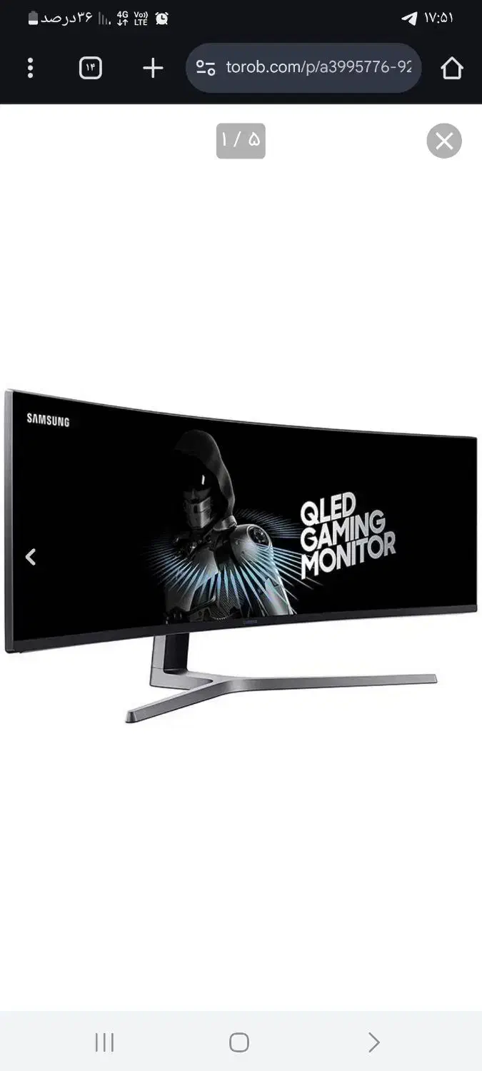 مانیتور ۴۹ اینچ سامسونگ Odyssey G9|قطعات و لوازم جانبی رایانه|مشهد, فرهنگ|دیوار