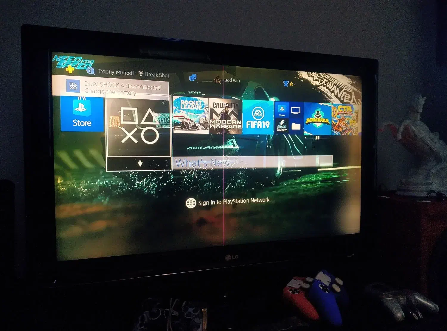 تلویزیون LG مدل LCD صفحه 37 اینچ|تلویزیون و پروژکتور|رشت, پیله داربن|دیوار