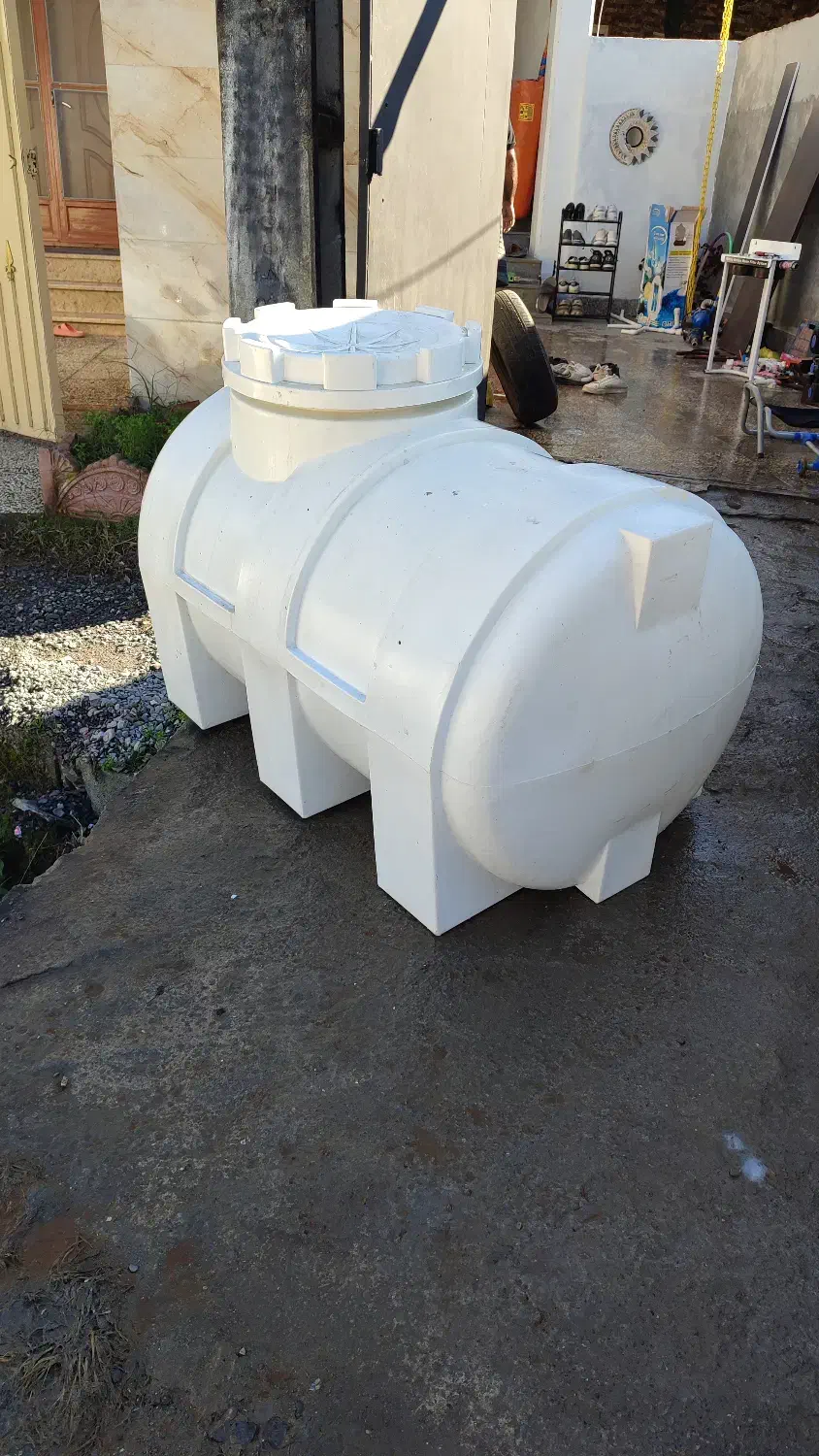 منبع آب ۵۰۰ لیتری سالم|مصالح و تجهیزات ساختمان|نور, |دیوار