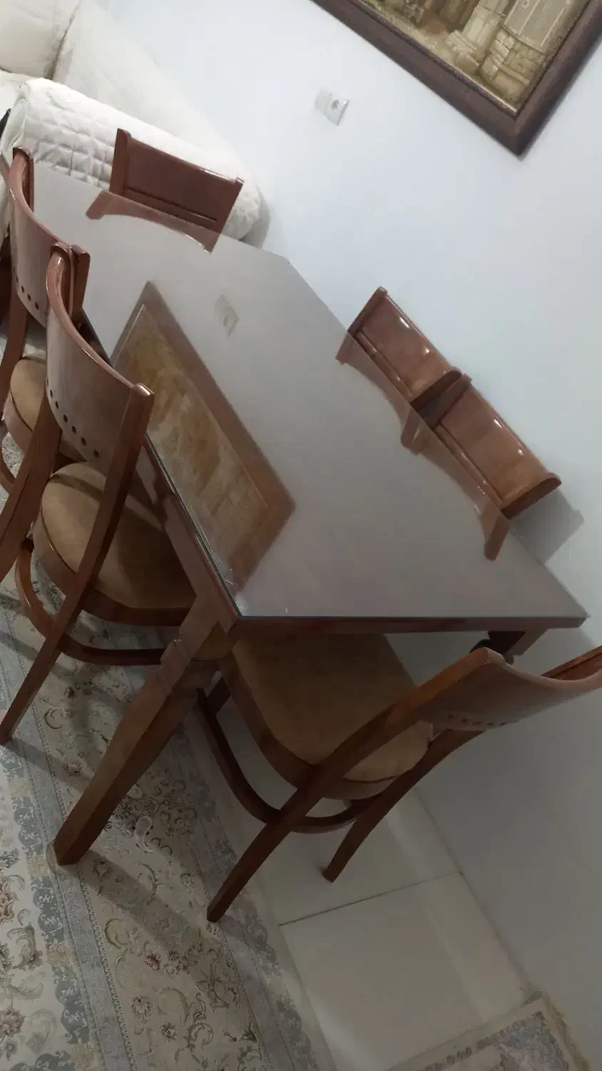 میز ناهارخوری ۶ نفره|میز و صندلی غذاخوری|مشهد, ایمان|دیوار