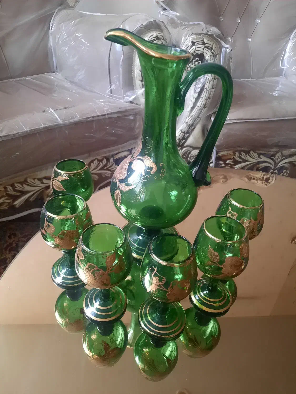 ظروف دکوری قدیمی|صنایع دستی و سایر لوازم تزئینی|کاشان, کارگر|دیوار