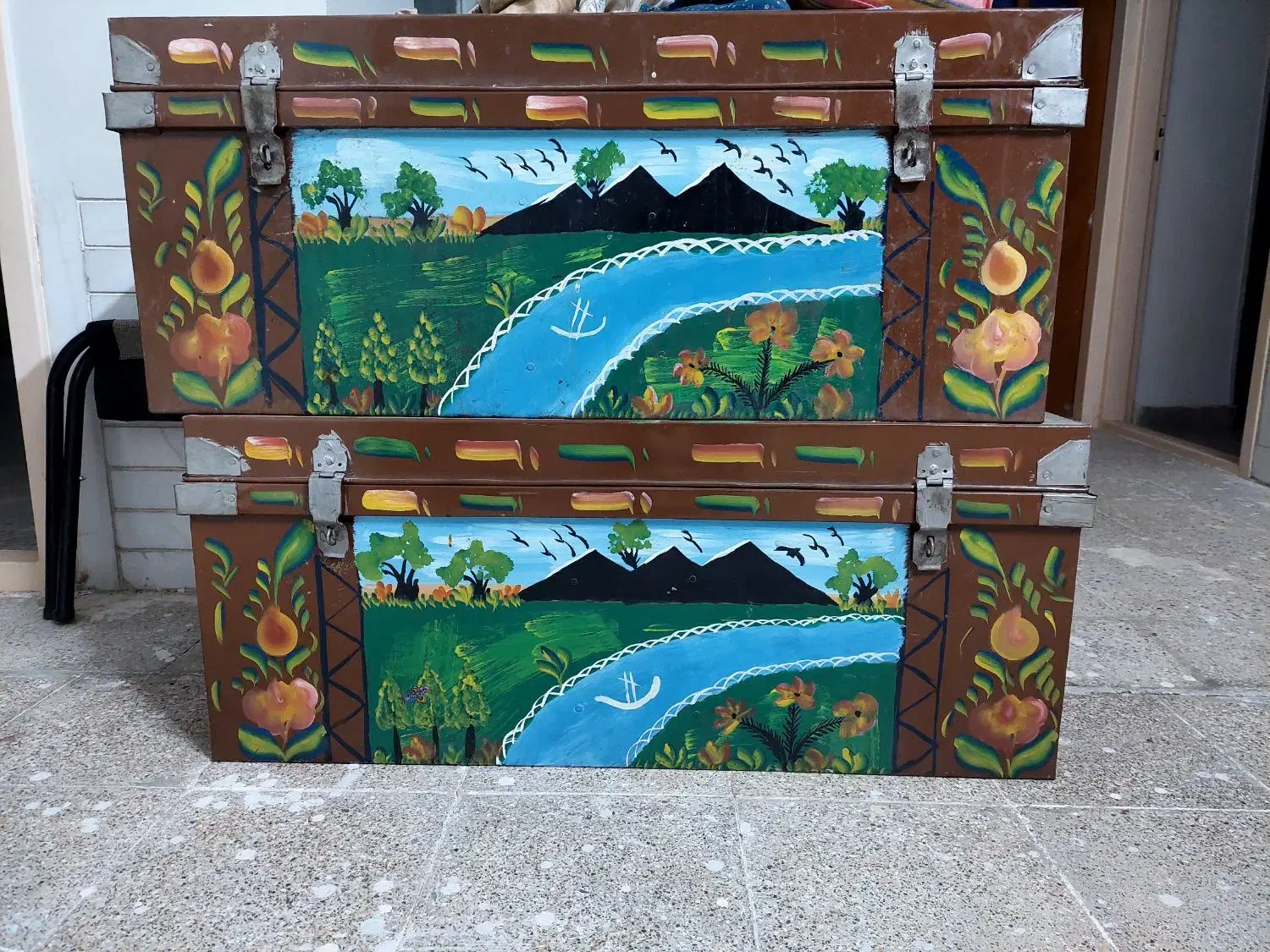 صندوق قدیمی|کلکسیون اشیاء عتیقه|بیرجند, |دیوار