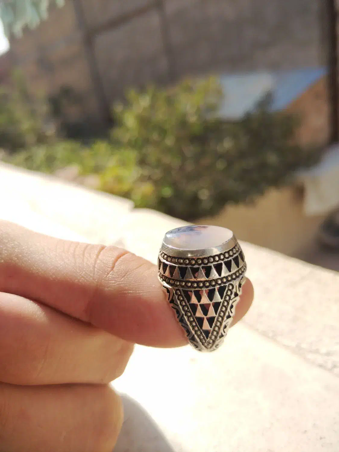 انگشتر نقره دست ساز شجر تک درخت|جواهرات|تهران, بهارستان|دیوار