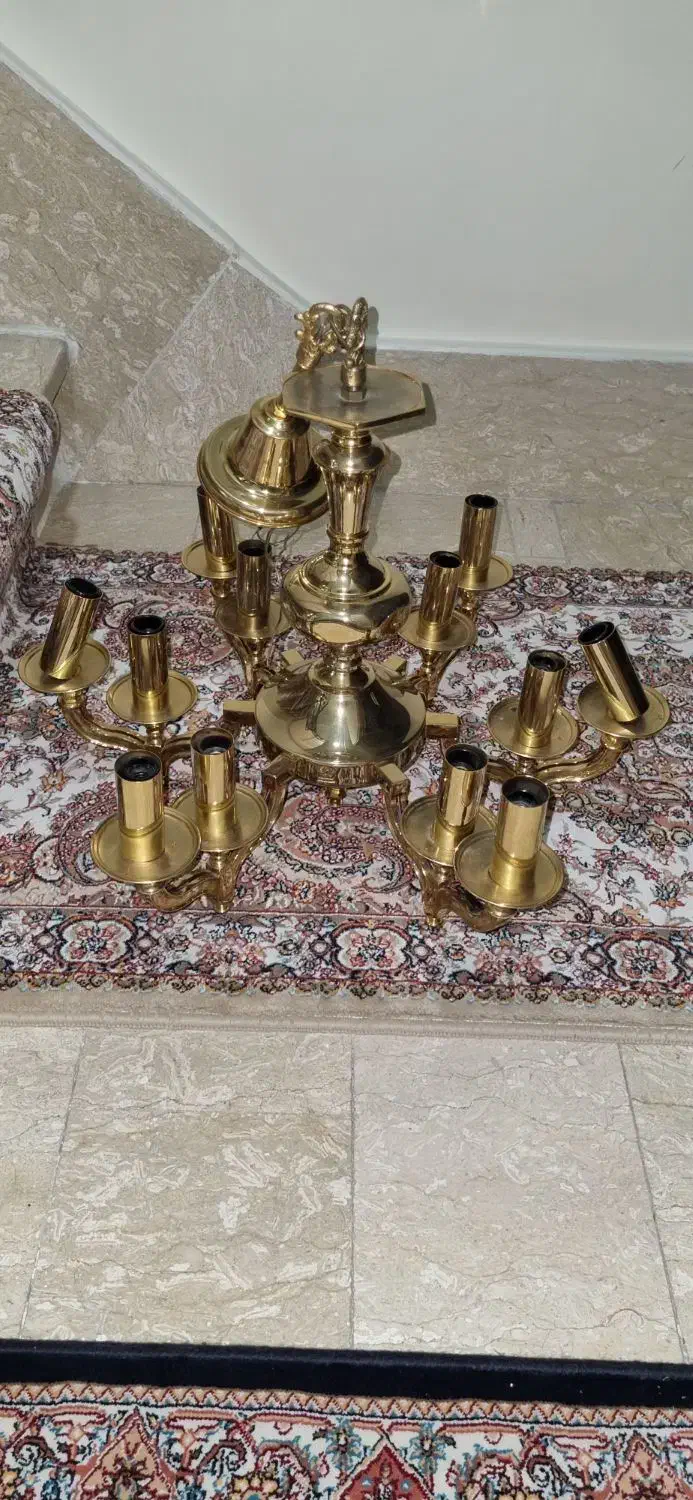 لوستر قدیمی|لوستر و چراغ آویز|مراغه, |دیوار