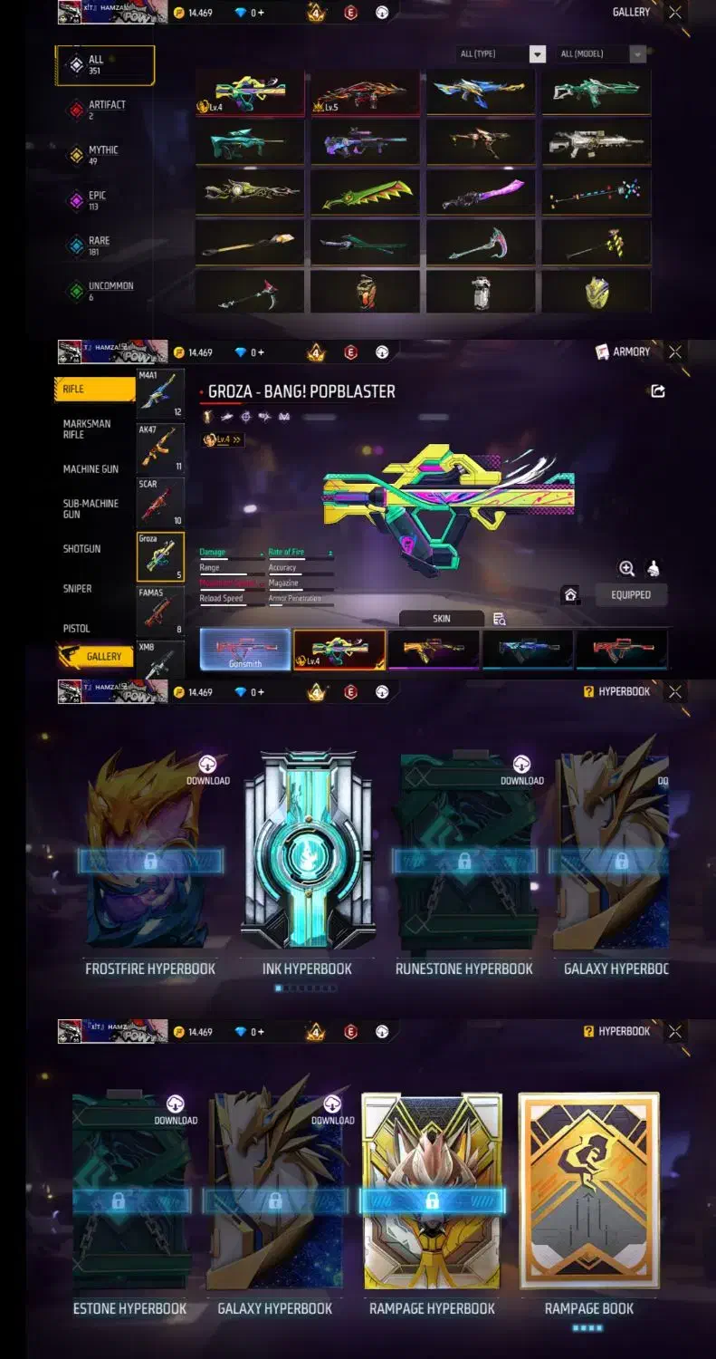 اکانت فری فایر لول 66|کنسول، بازی ویدئویی و آنلاین|سمنان, |دیوار