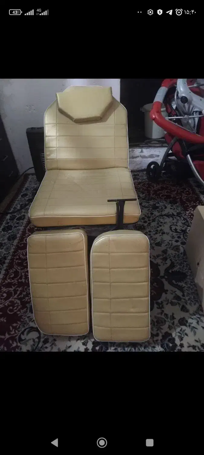 صندلی کار و استاد کار و نشیمن همه با هم سه میلیون|آرایشگاه و سالن‌های زیبایی|قرچک, پویینک|دیوار