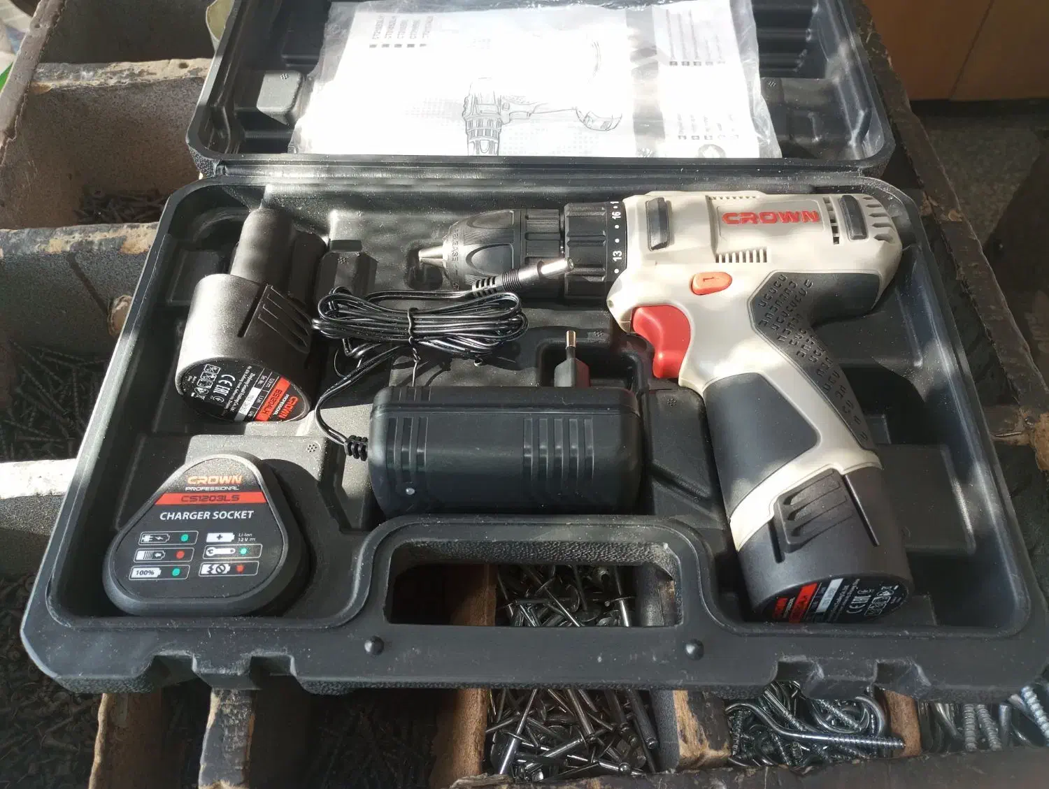 دریل شارژی 12 ولت کرون|ابزارآلات|تهران, ابوذر|دیوار