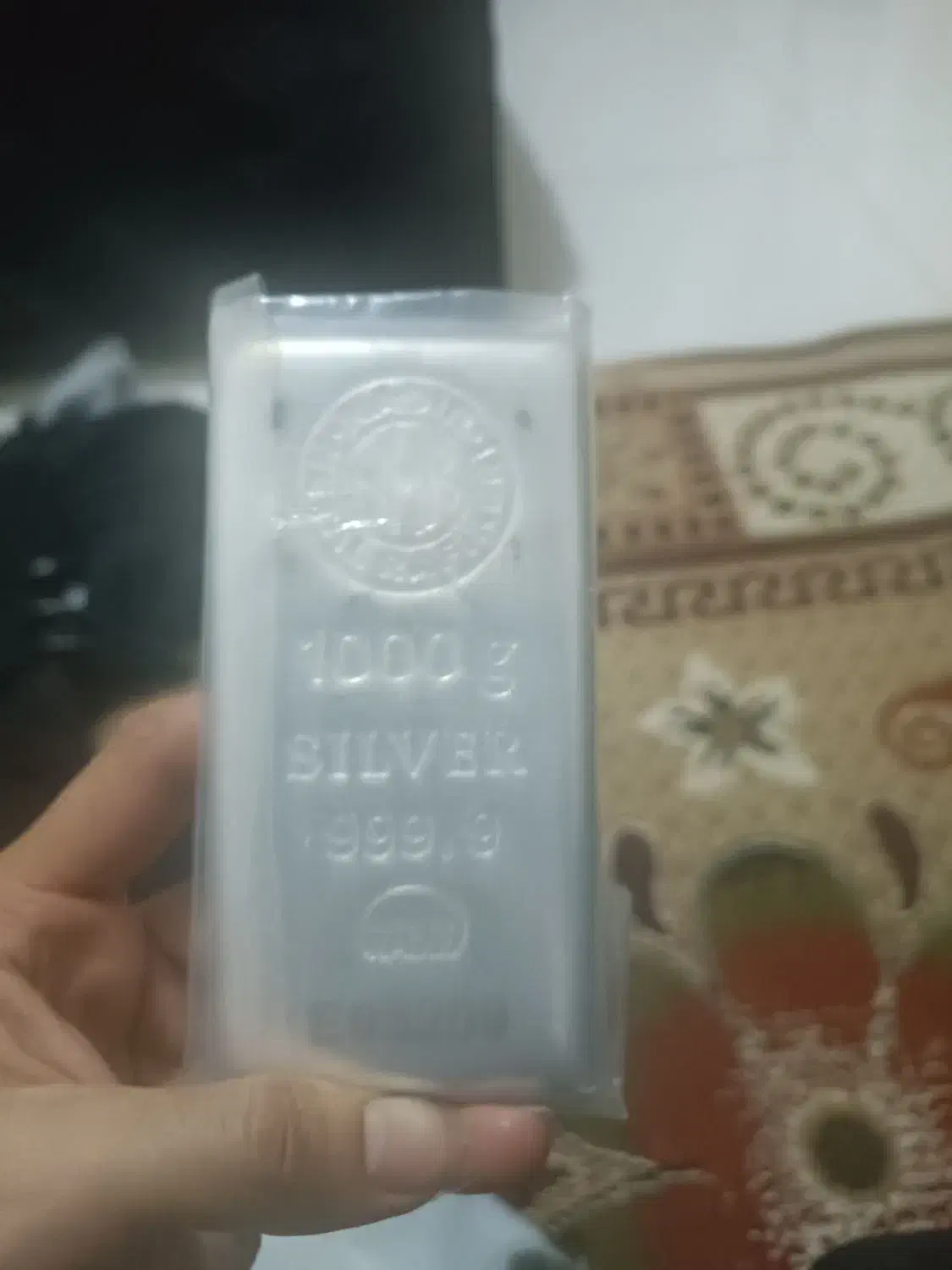 شمش نقره ندیر ترکیه اصل وبا فاکتور یک کیلویی|جواهرات|شاهین‌شهر, طالقانی|دیوار