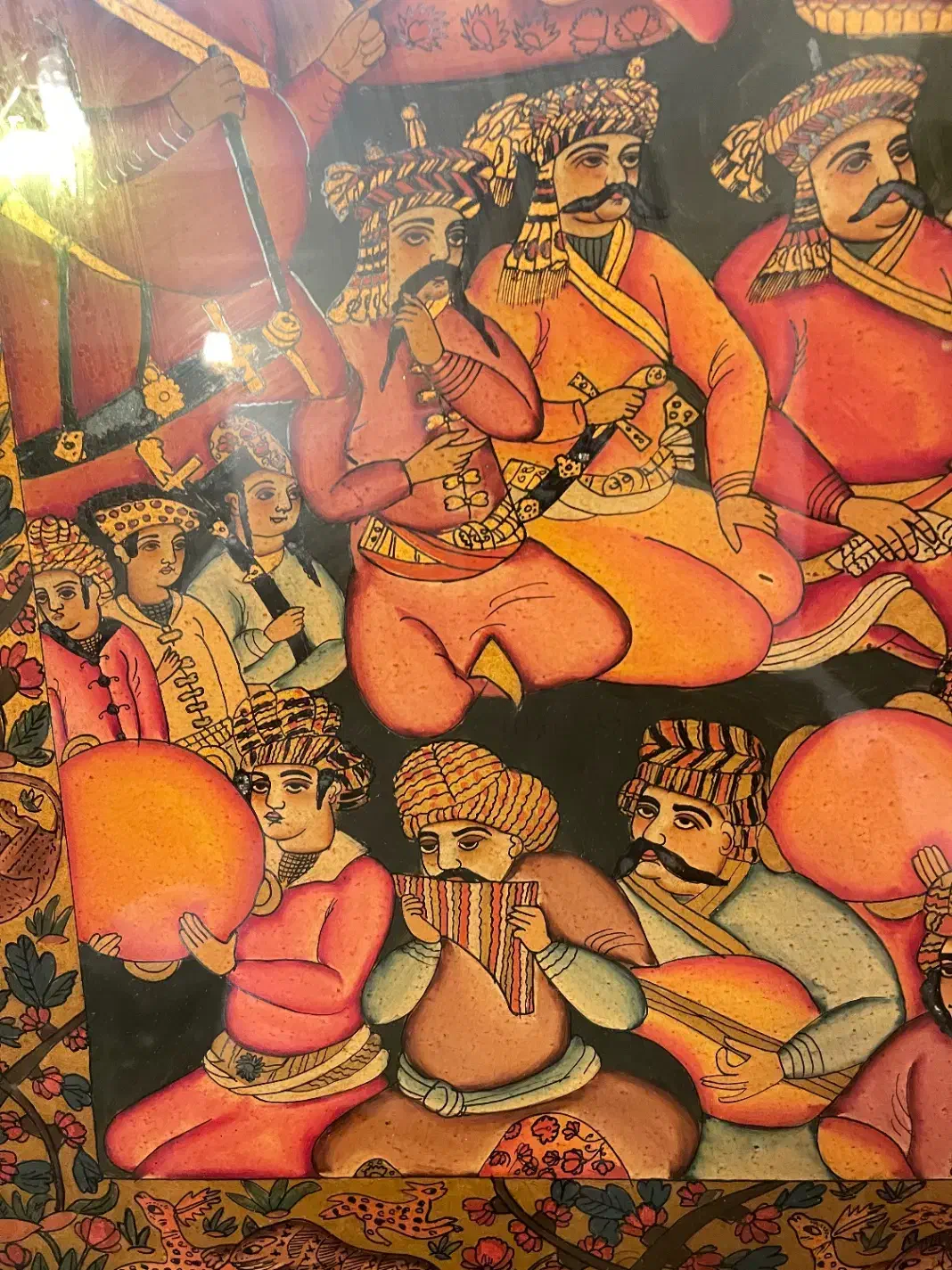 نقاشی پشت شیشه آنتیک|کلکسیون اشیاء عتیقه|تهران, سعادت‌آباد|دیوار