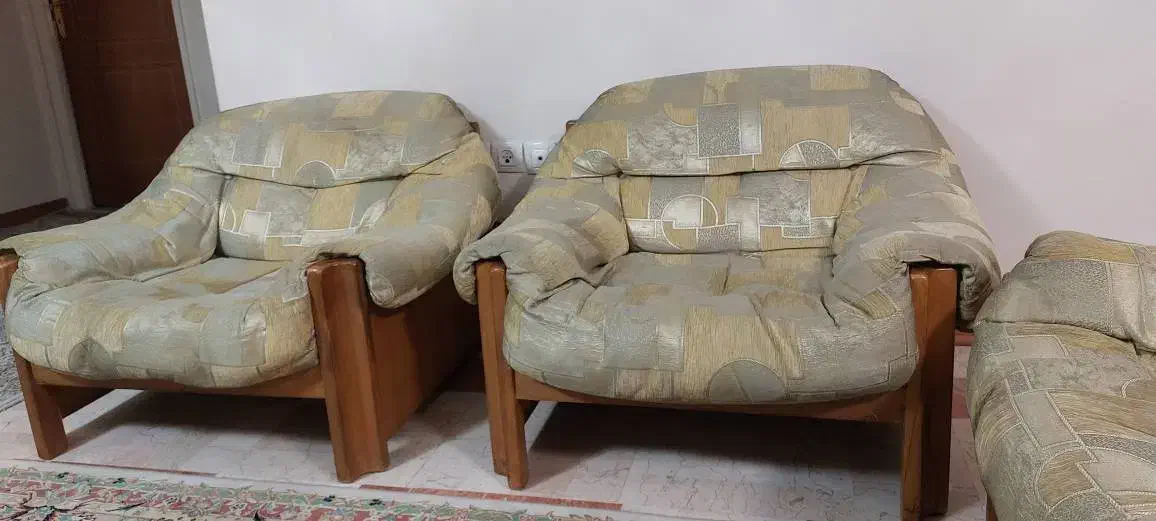 مبل راحتی ۶ نفره کارکرده|مبلمان خانگی و میز عسلی|تهران, تهرانپارس جنوبی|دیوار