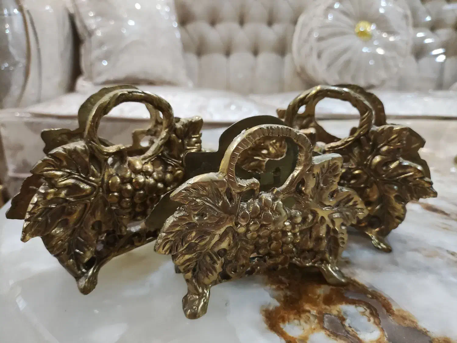 جا دستمال کاغذی برنجی برای سر سفره یا میز عسلی|صنایع دستی و سایر لوازم تزئینی|تهران, مشیریه|دیوار