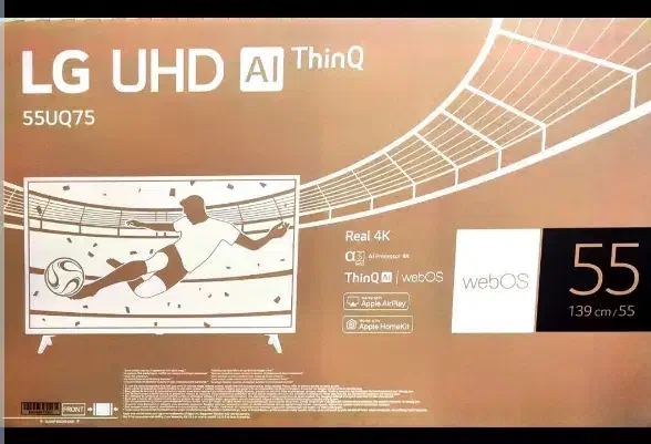 تلویزیون فورکی ال جی ۵۵ با کنترل هوشمند اندونزی|تلویزیون و پروژکتور|بروجن, |دیوار