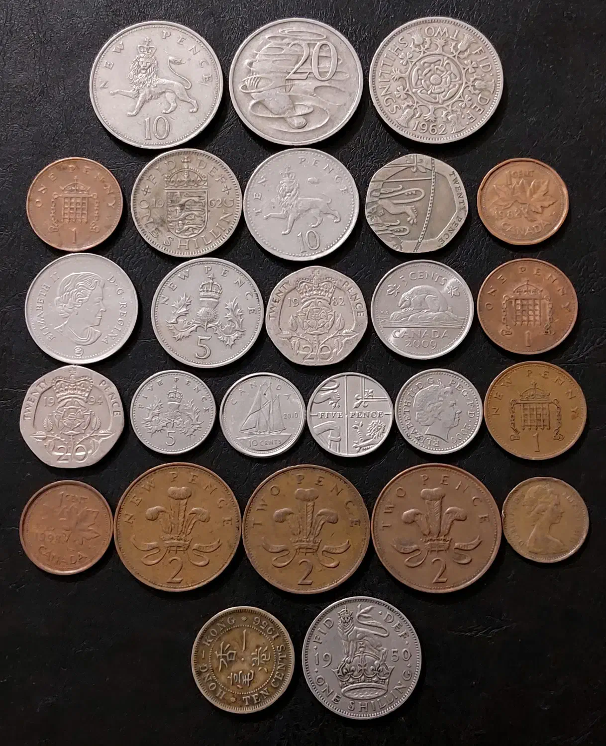 مجموعه زیبای ۲۶ سکه ملکه الیزابت و جورج ششم|کلکسیون سکه، تمبر، اسکناس|کرج, گلشهر|دیوار