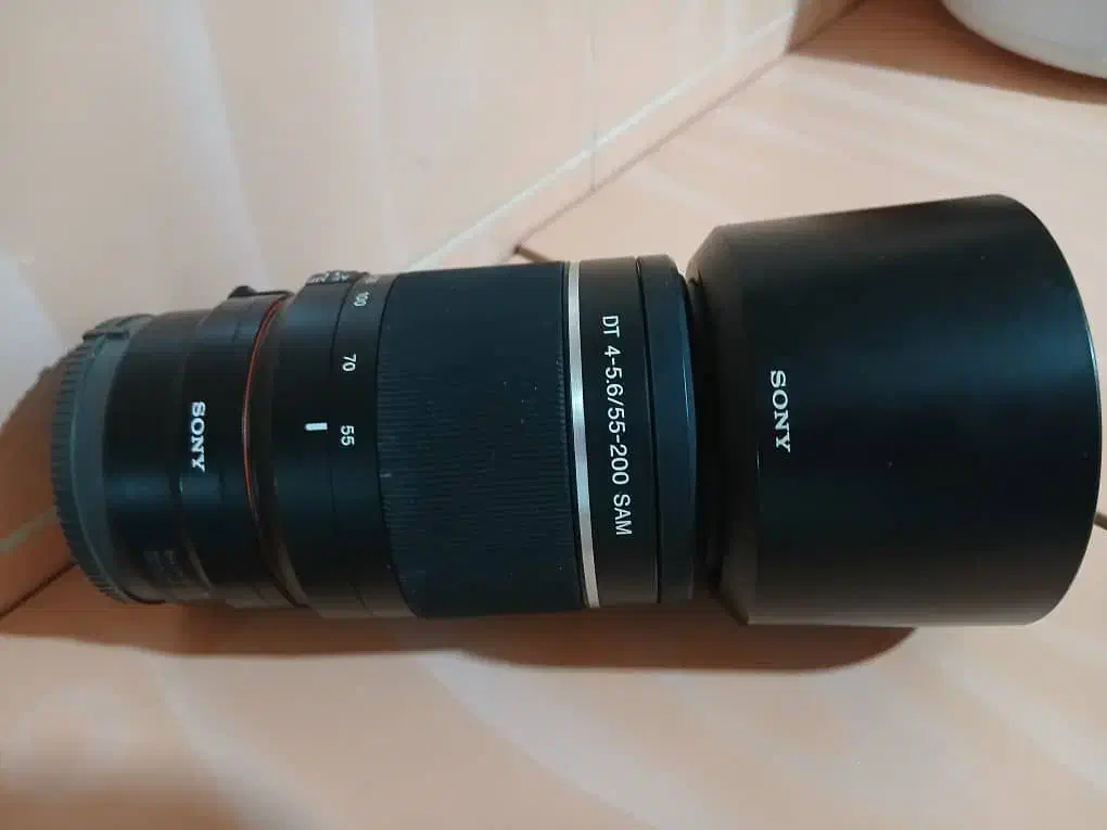 لنز تله آلفا سونی 200-55 SAM|دوربین عکاسی و فیلم‌برداری|همدان, |دیوار