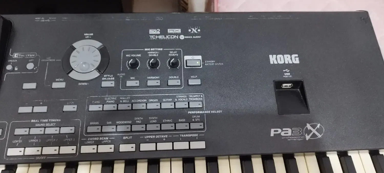 ارگ pa3x|پیانو، کیبورد، آکاردئون|قائم‌شهر, |دیوار