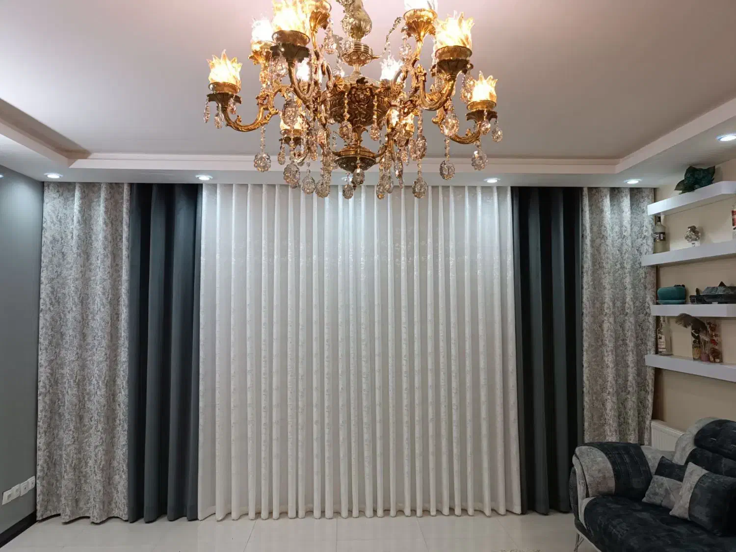 پرده|پرده، رانر، رومیزی|اصفهان, شهرک امام خمینی|دیوار