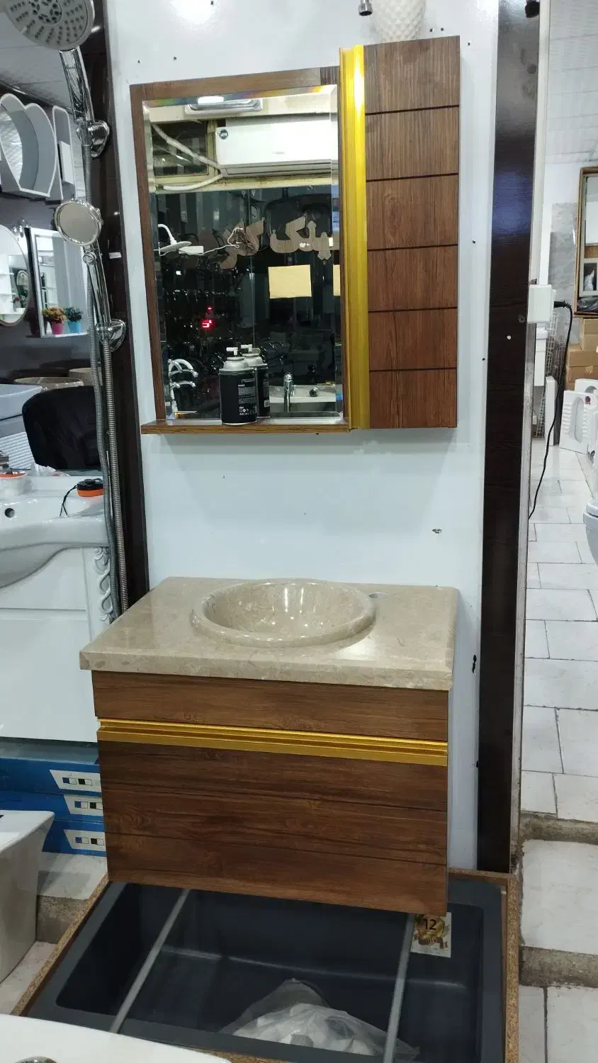 روشویی کابینتی pvcضدآب|لوازم سرویس بهداشتی|گنبد کاووس, |دیوار