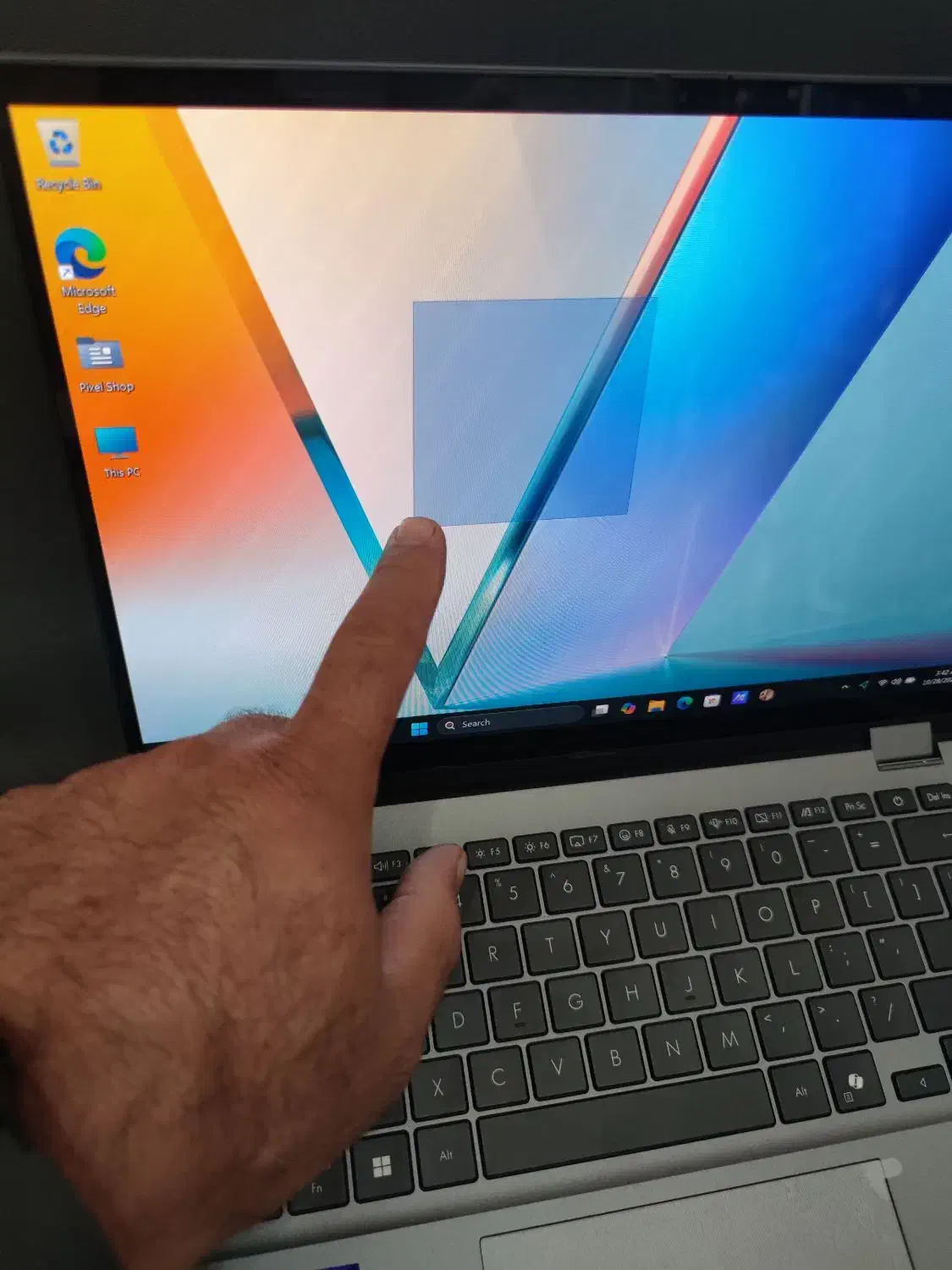 لپ تاپ جدید نسل ۱۵ ایسوس/ لمسی، چرخشی،تبلت شو|رایانه همراه|یزد, |دیوار