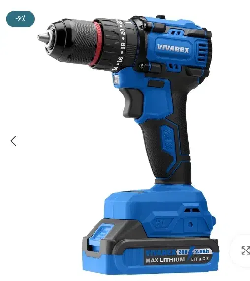 دریل شارژی براشلس چکشی ۲۰ ولت ویوارکس نو|ابزارآلات|پارس‌آباد, |دیوار