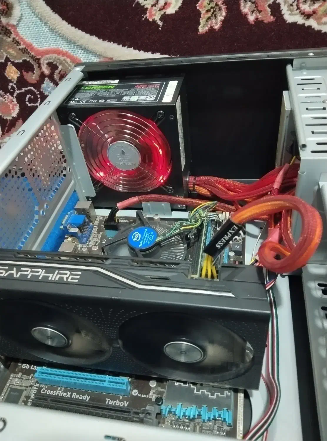 کیس کامپیوتر گیمینگ i7 3770 RAM 16 RX 470 DDR5|رایانه رومیزی|اسلام‌شهر, شهرک مهدیه|دیوار