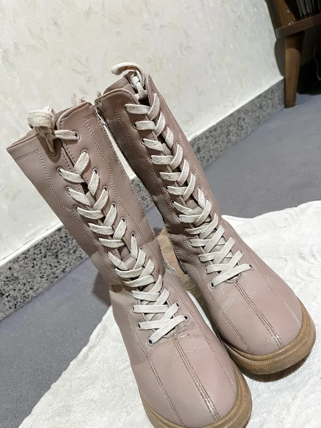 پوتین دخترانه قیمت مناسب کار کرده تمز|کیف، کفش، کمربند|سقز, |دیوار