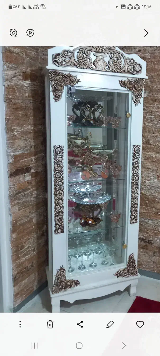 بوفه در حد نو|بوفه، ویترین، کنسول|خاوه, |دیوار