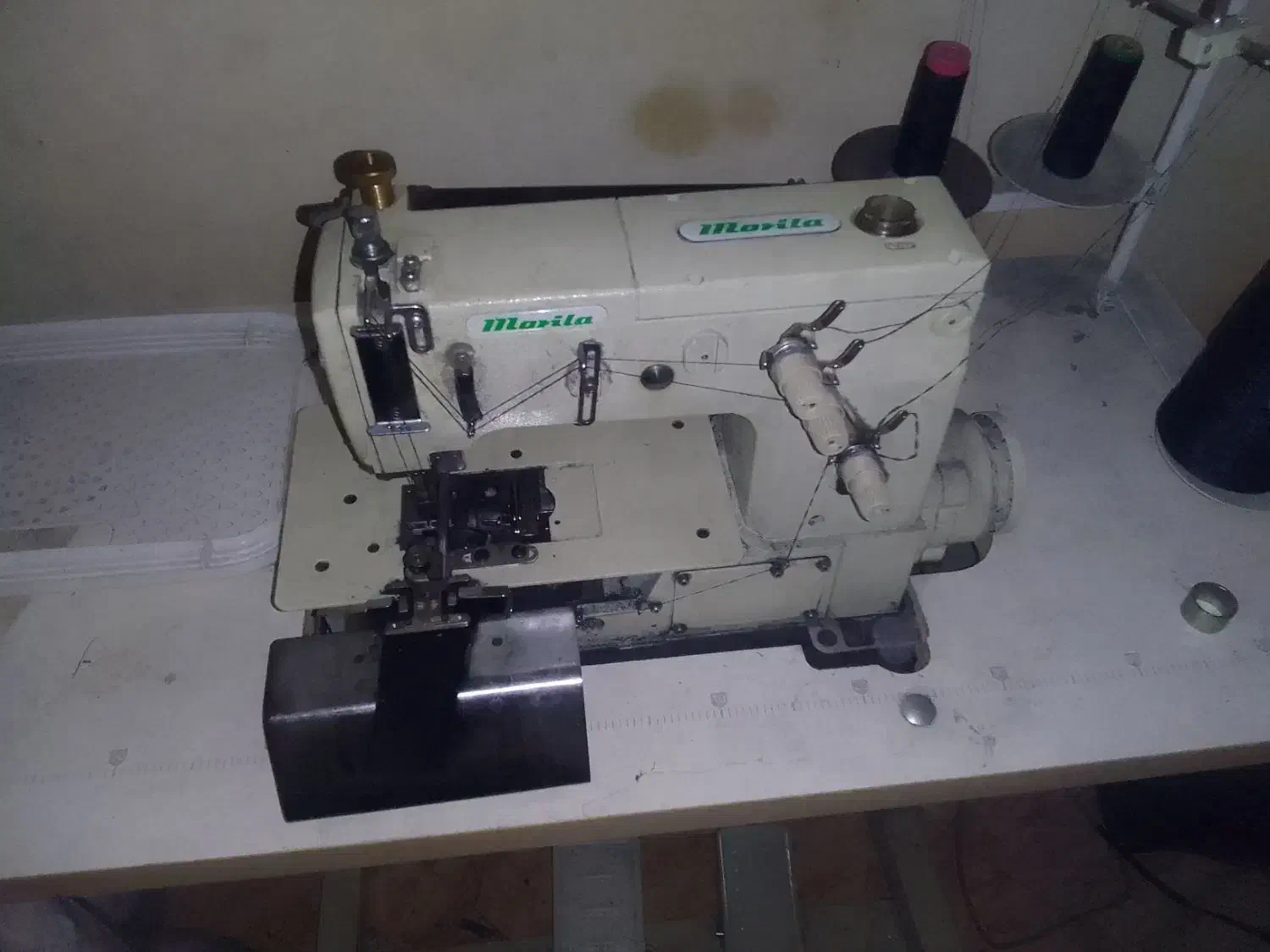 سه سوزنه کابوی سه سوزنه تخت پلدوز کمرکش پنج نخ|چرخ خیاطی و ریسندگی|خاوران, |دیوار