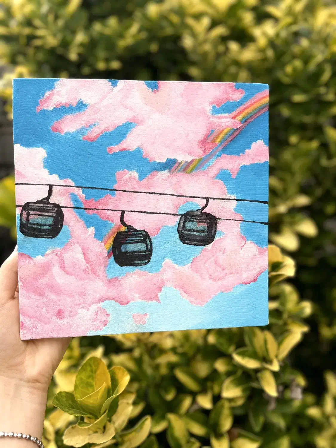 تابلو بوم رنگ روغن کار دست|تابلو، نقاشی، عکس|لاهیجان, گلستان|دیوار