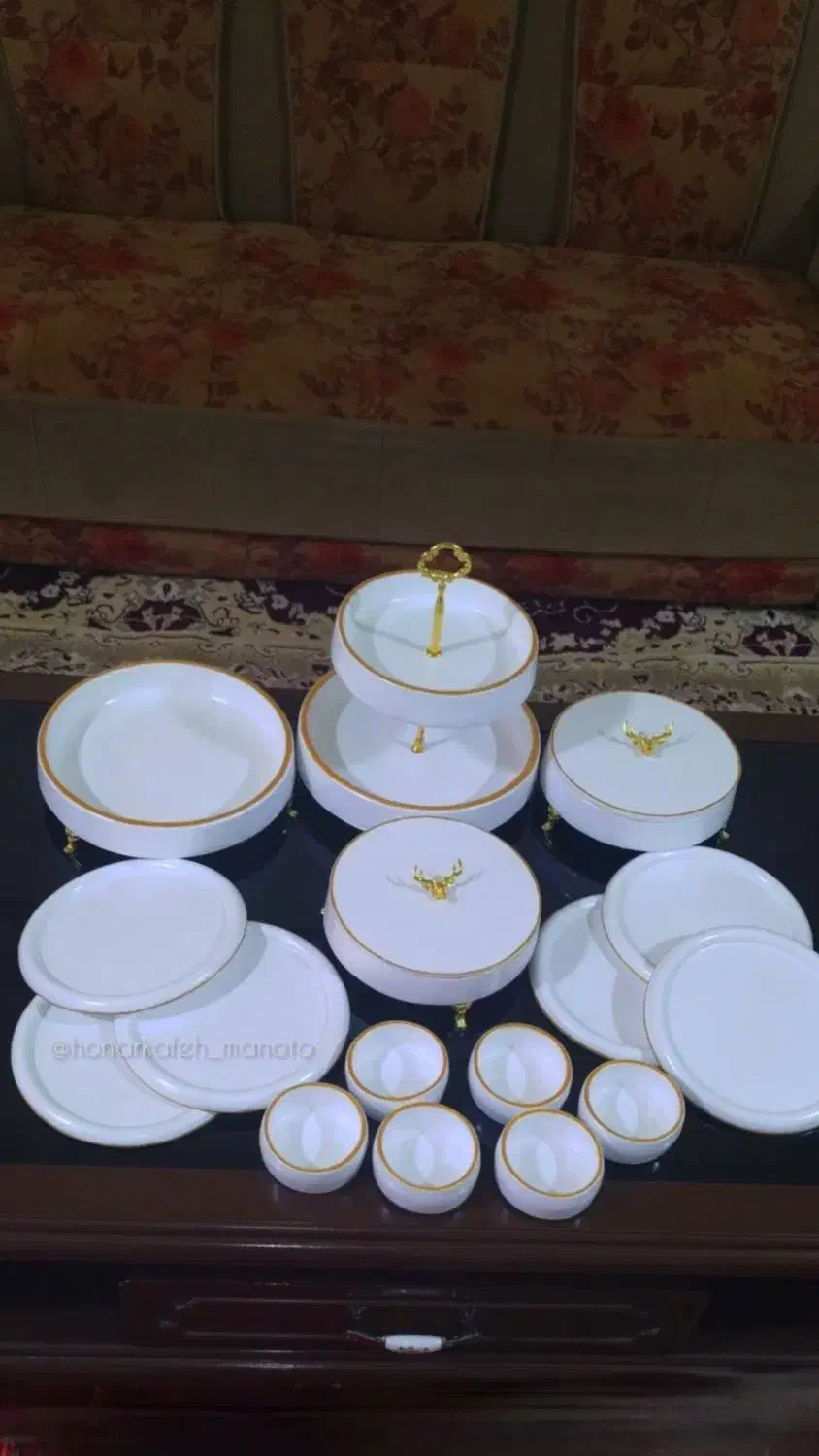 ظروف پذیرایی سنگ مصنوعی|ظروف سرو و پذیرایی|اسفراین, |دیوار