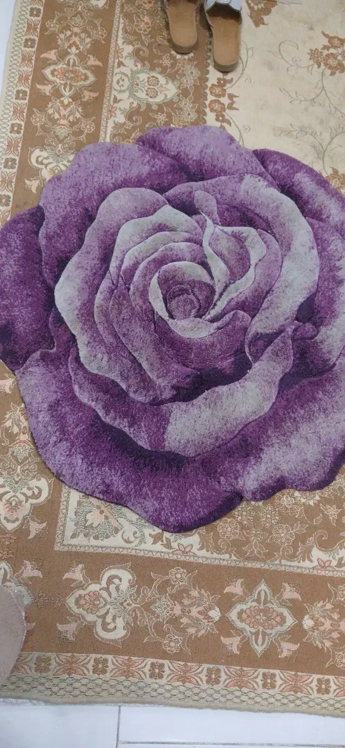 فرش گرد گل|فرش|تهران, خزانه|دیوار